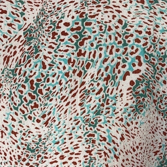 Poupette St. Barth Viscose Puff Sleeve V-neck Pull Over Blouse Sz. Small - Picture 9 of 14